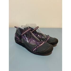 Jambu Mary Jane shoes womens size 7 black and purple water shoes hiking outdoor